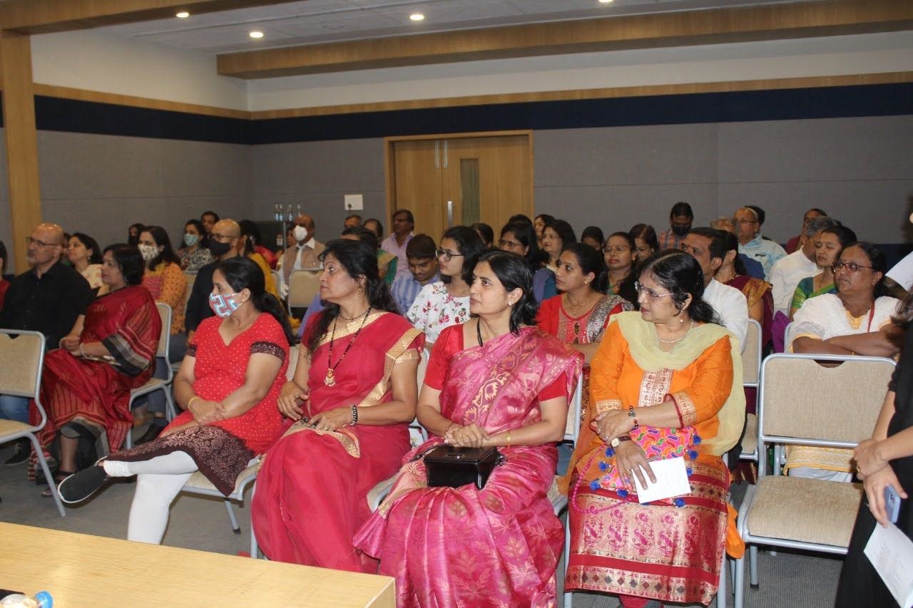 The audience at the club's state-level Abhivachan competition